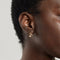 Boucles d'oreilles Dormeuses anciennes - Boucles d’oreilles en or rose 18 carats et perles 58 Facettes