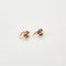 Boucles d'oreilles Dormeuses anciennes - Boucles d’oreilles en or rose 18 carats et perles 58 Facettes