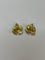 Boucles d'oreilles Boucles d’oreilles feuilles en or jaune 18 carats et corail 58 Facettes