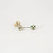 Boucles d'oreilles Pendants d’oreilles marguerite en or gris 18 carats, émeraudes et diamants 58 Facettes