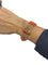 Bracelet Bracelet manchette Napoléon III en or jaune 18 carats et corail 58 Facettes