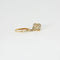 Boucles d'oreilles Pendants d’oreilles polylobés vers 1900 en or jaune et blanc 18 carats 58 Facettes