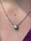 Collier Collier solitaire en or gris et diamant taille ancienne 1,90 carat 58 Facettes