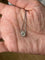 Collier Collier solitaire en or gris et diamant taille ancienne 1,90 carat 58 Facettes