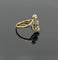 Bague 55 Bague Belle Époque - Trio de diamants en or jaune et platine 58 Facettes