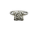 Bague 65 Bague vintage carrée en or gris 18k et diamants 58 Facettes