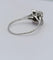 Bague 65 Bague vintage carrée en or gris 18k et diamants 58 Facettes