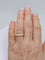 Bague 53 Bague demi-alliance en or 18k sertie rail et diamants 58 Facettes
