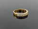 Bague 53 Bague demi-alliance en or 18k sertie rail et diamants 58 Facettes