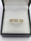 Bague 53 Bague demi-alliance en or 18k sertie rail et diamants 58 Facettes