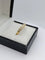 Bague 53 Bague demi-alliance en or 18k sertie rail et diamants 58 Facettes