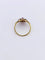 Bague 52 Bague ovale fin XIXe en or jaune 18K rubis et diamants 58 Facettes