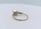 Bague 55 Bague vintage en or gris 18k, perle de culture et diamants 58 Facettes