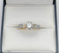 Bague 52.5 Bague solitaire en or 18K bicolore avec diamant 58 Facettes