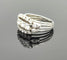 Bague 57 Carl Bucherer - Bague vintage imposante en or gris 18K et diamants 58 Facettes