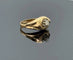 Bague 51 Bague rétro en or jaune 18K sertie d’un diamant 58 Facettes