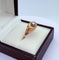 Bague 51 Bague rétro en or jaune 18K sertie d’un diamant 58 Facettes