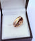 Bague 51 Bague rétro en or jaune 18K sertie d’un diamant 58 Facettes