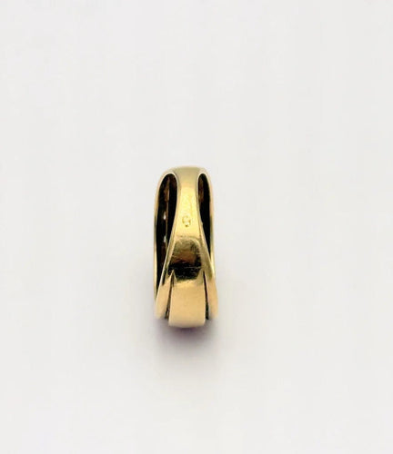 Bague 55 Bague jarretière vintage en or jaune 18k avec rubis et diamants 58 Facettes