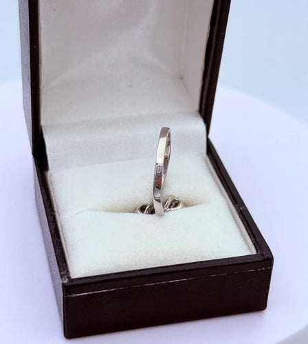 Bague 56 Bague Toi & Moi en or gris 18K et diamants 58 Facettes