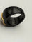 Bague 54 Guy Laroche - Bague en céramique noire en or jaune 18K, citrines et diamants 58 Facettes