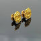 Boutons de manchette Boutons de manchette vintage chimère en or jaune 18k 58 Facettes