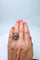 Bague 54 Bague XIXe siècle en or rose 18K sertie de rubis, perles et diamants 58 Facettes