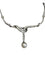 Collier Collier en or blanc 18 carats, perle de culture et diamants 58 Facettes