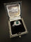 Bague 55 Bague en platine avec émeraude naturelle et diamants 58 Facettes