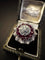 Bague 54 Bague vintage années 1950 en platine avec rubis et diamants 58 Facettes