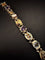 Bracelet Slide - Bracelet en or jaune 14 kt avec pierres précieuses et émaux 58 Facettes