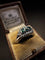 Bague 54 Bague trilogie en platine avec émeraudes et diamants 0,35 ct 58 Facettes