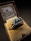 Bague 54 Bague trilogie en platine avec émeraudes et diamants 0,35 ct 58 Facettes