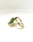 Bague 54 Bague en or jaune 18 carats au jade et diamants 58 Facettes