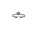 Bague 56 Solitaire - Bague en or blanc 750 sertie d’un diamant 0,2 ct 58 Facettes