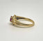 Bague 57 Bague en or jaune avec rubis et diamants 58 Facettes