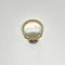 Bague 49 Bague vintage en or jaune 750 au saphir étoilé et diamants 58 Facettes