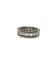 Bague 52 Alliance tour complet - Bague en or gris 750 sertie de diamants 58 Facettes