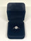 Bague 54 Solitaire - Bague en or blanc 750 avec diamants 58 Facettes