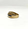 Bague 57 Bague en or jaune sertie de saphirs et diamants 58 Facettes
