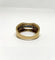 Bague 57 Bague en or jaune sertie de saphirs et diamants 58 Facettes