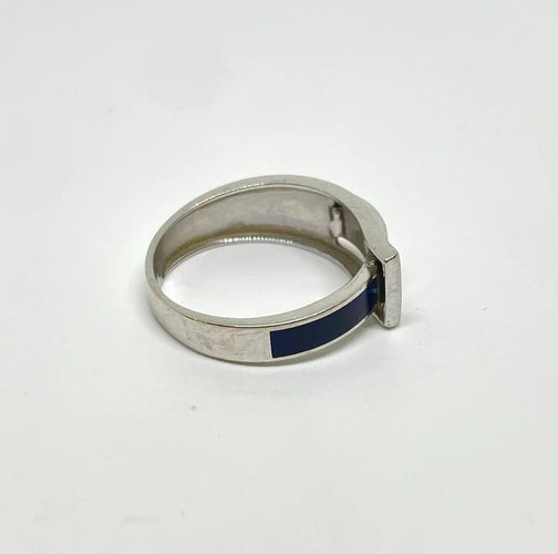 Bague 55 Clozeau Déferlante - Bague en or blanc sertie de diamants 58 Facettes