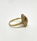 Bague 54 Bague marquise Art déco en or jaune 18K, diamants et rubis 58 Facettes