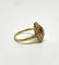 Bague 54 Bague marquise Art déco en or jaune 18K, diamants et rubis 58 Facettes