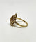 Bague 54 Bague marquise Art déco en or jaune 18K, diamants et rubis 58 Facettes