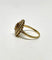 Bague 54 Bague marquise Art déco en or jaune 18K, diamants et rubis 58 Facettes