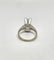 Bague 52 Bague cocktail en or gris 750 sertie d’une aigue-marine 58 Facettes