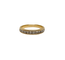 Bague 57 Bague en or jaune 18K semi-sertie de diamants princesse 58 Facettes