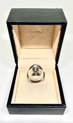 Bague 54 Bulgari Astrale - Bague GM en or gris 750 58 Facettes