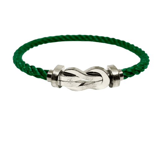 Bracelet FRED Chance Infinie - Bracelet grand modèle en or blanc 58 Facettes